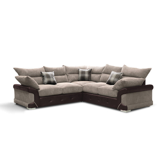 Dino Corner dual arm sofa Mink