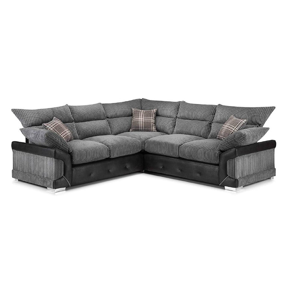 Dino Corner dual arm sofa grey