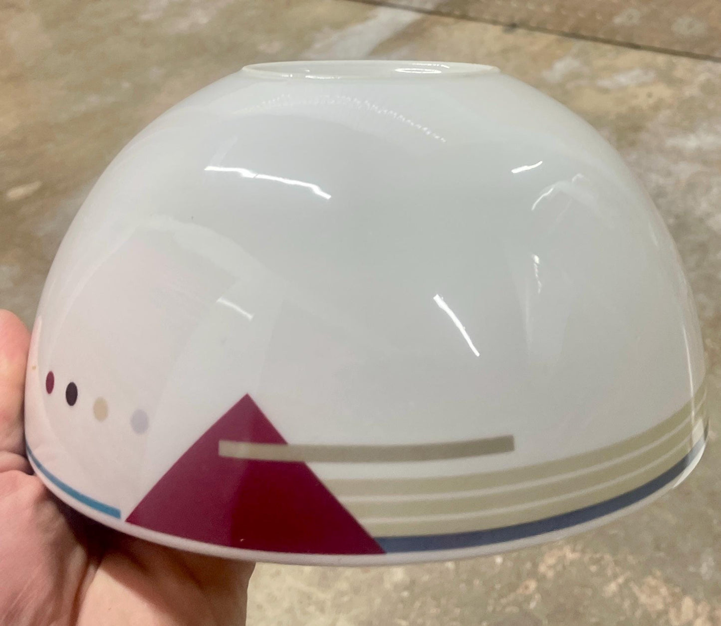 Vintage Studio Nova "Attitudes" Serving Set: Oval Platter and Bowl - Geometric Design, 1994-2000