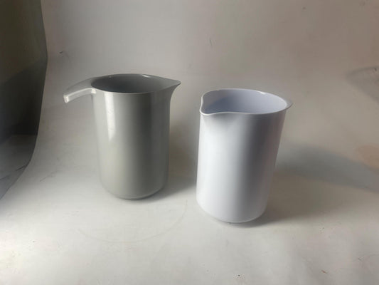 Duo of Mid-Century Melamine Kitchen Pitchers – Rosti (Denmark) & Copco