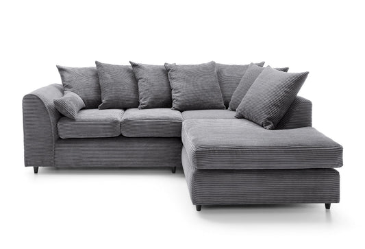 Dylan 4 seater Corner sofa grey